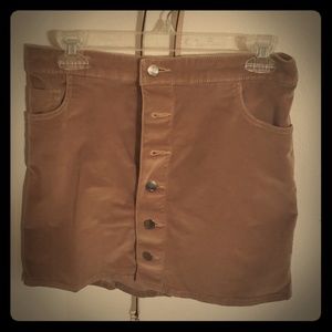 Express Corduroy skirt